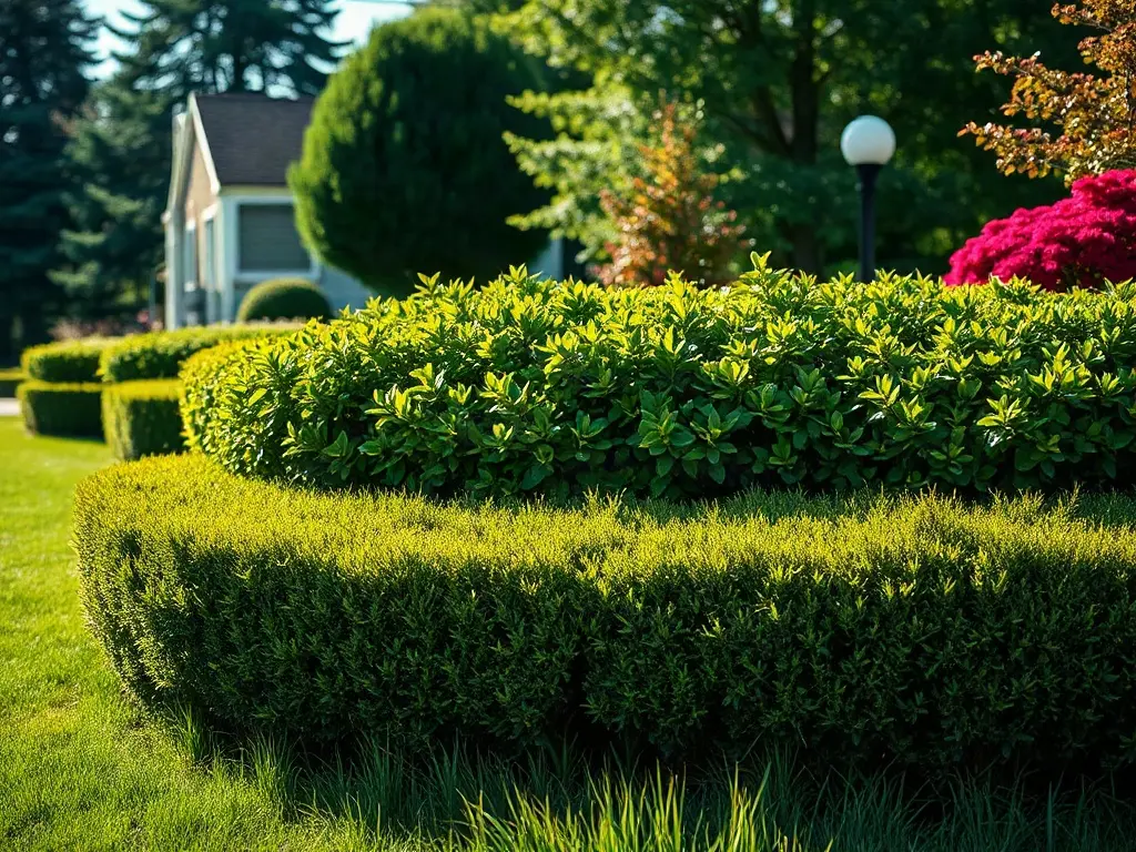 Lawn pro reviewing nearby homes on a phone to build route density and lift revenue per blade hour.