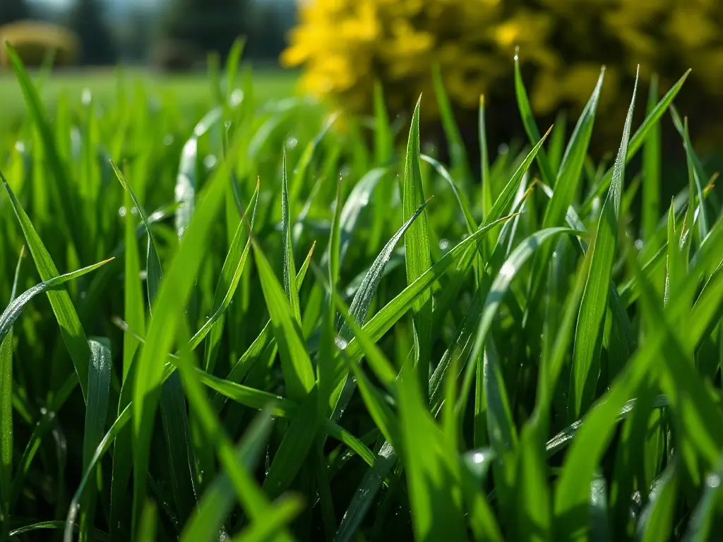 Pro mowing clean stripes on a suburban lawn, illustrating lawn mowing price per square foot in 2026
