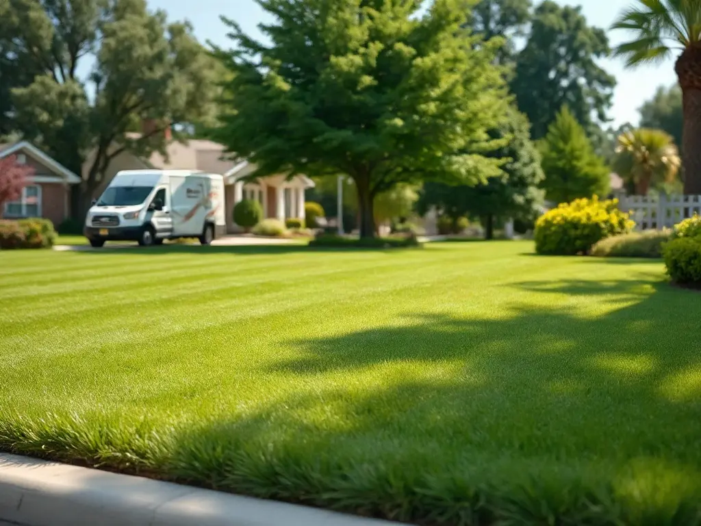 Solo operator loading a commercial mower onto a trailer, starting a lawn mowing business in 2026