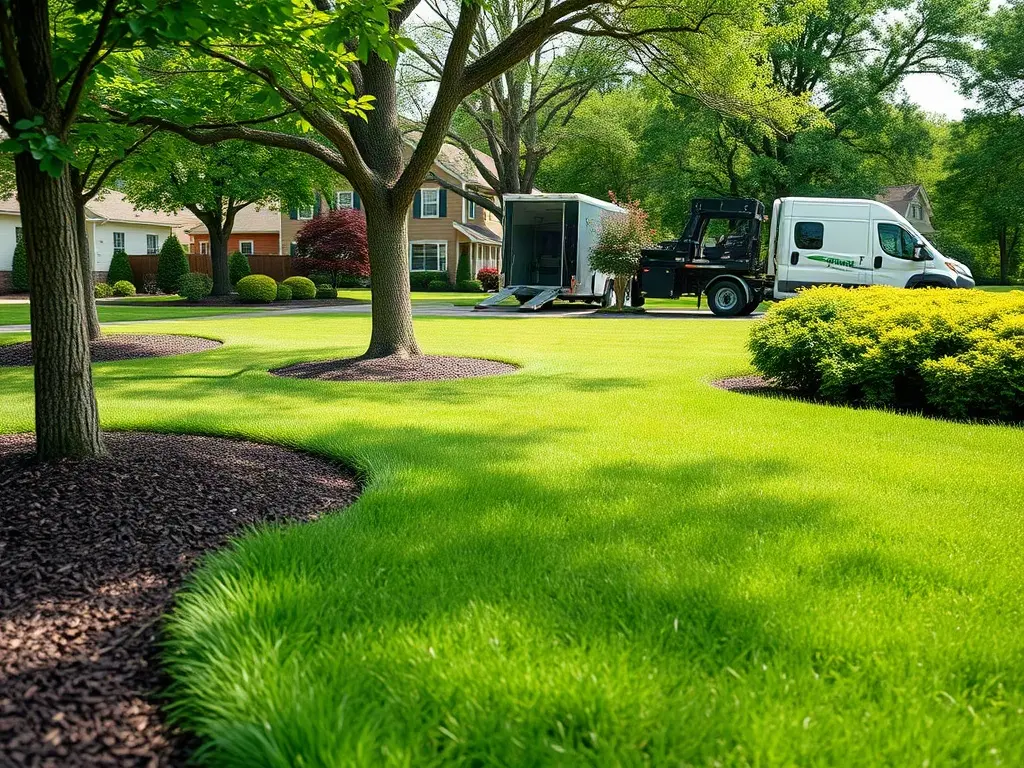Solo mower sending a quick acknowledgment text to respond to lawn leads faster while on the job
